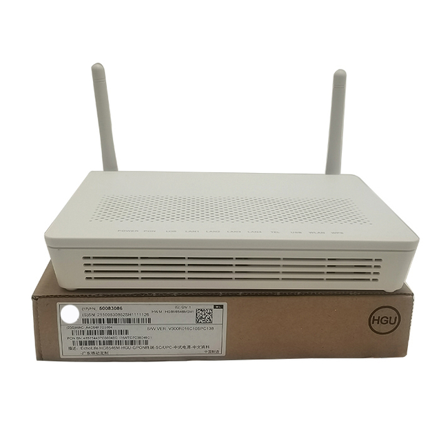 HUAWEI HG8546M FTTH 1GE + 3FE o 4FE + 1POT + 1Voice + WIFI 4 puertos 2 antenas Ftth Network Ont Epon Wifi Gpon Xpon Onu HG8546M