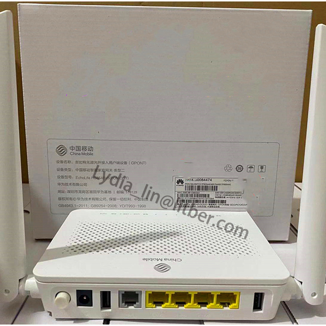 Echolife Hs8546v5 para Huawei XPON GPON EPON ONU ONT 4GE 1TEL 2USB