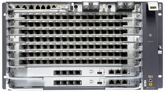 Nuevo ventilador del chasis Huawei Smartax Ma5800-x7 2 * placa de Control mplb 2 * tarjeta de alimentaci&oacute;n PlLA m&oacute;dulo SFP 10g 