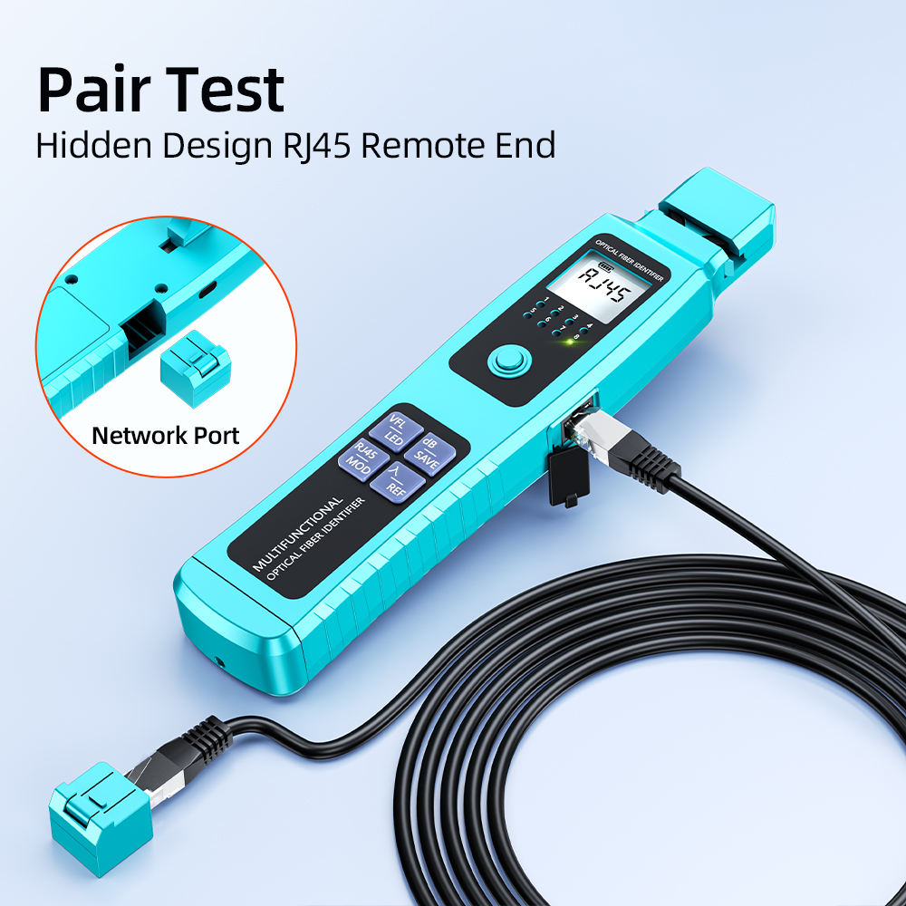 SAIVXIAN A-50/A-50+ Detector de probador de cable de fibra con identificador de fibra &oacute;ptica activa con localizador visual de fallas de 30 mw