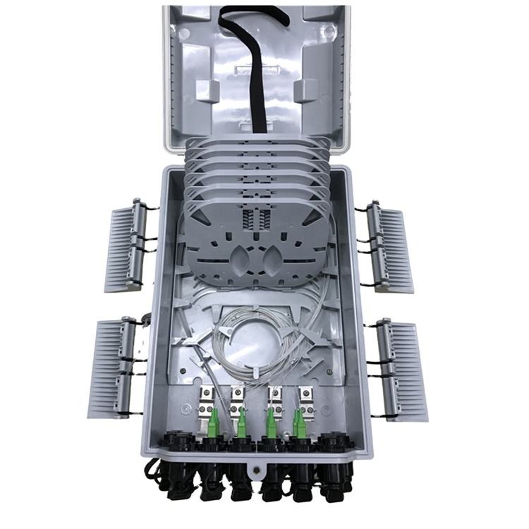 Caja de terminaci&oacute;n de fibra &oacute;ptica FTTH de 16 n&uacute;cleos, fabricante, caja de distribuci&oacute;n preconectada de 16 puertos, caja de siesta