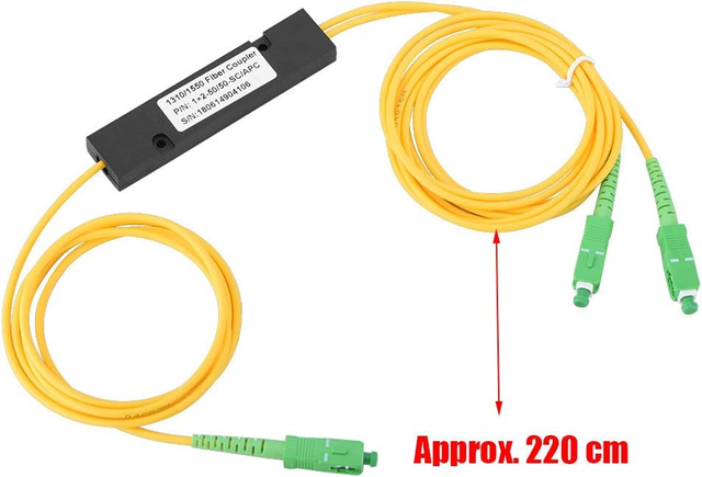 Divisor PLC tipo Cable 1x2 1x8 1x16 SC/UPC SC/APC, m&oacute;dulo divisor LGX enchufable, caja divisora ​​PLC de fibra &oacute;ptica 1:2
