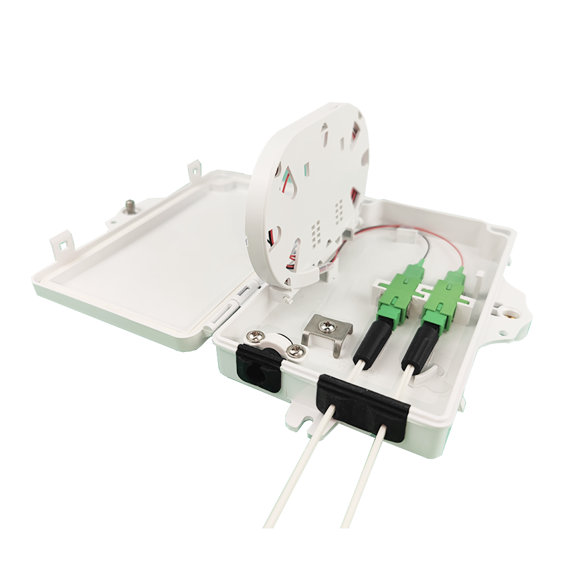 Caja de Distribuci&oacute;n de Fibra &Oacute;ptica 2 N&uacute;cleos